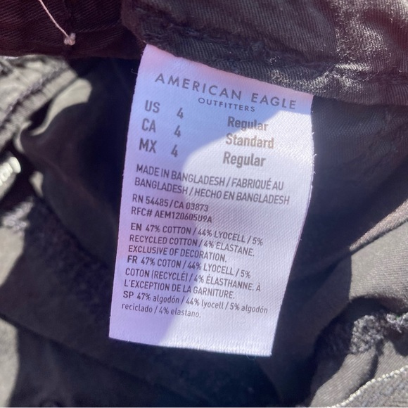 American eagle black cargos size:4 - Picture 4 of 5